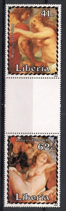 Znaczek Liberia 1985 Mi 1340-1341 Czyste **