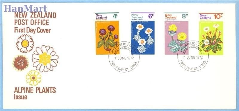 Znaczek Nowa Zelandia 1972 Mi 584-587 FDC