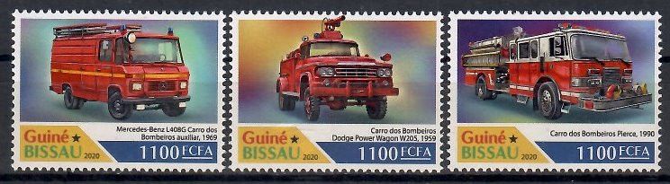 Znaczek Gwinea Bissau 2020 Mi 11185-11187 Czyste **