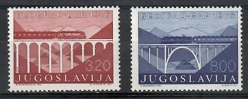 Znaczek Jugosławia 1976 Mi 1638-1639 Czyste **