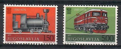 Znaczek Jugosławia 1972 Mi 1469-1470 Czyste **