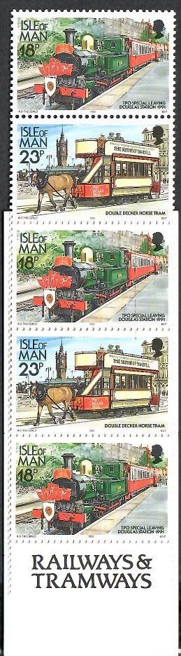 Znaczek Wyspa Man 1992 Mi mh 26 Czyste **