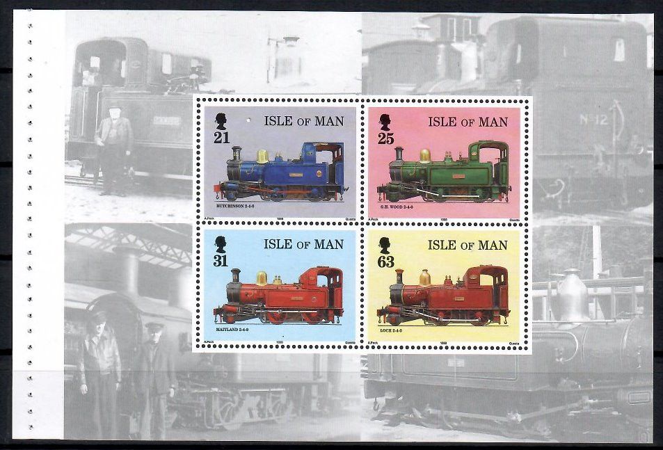 Znaczek Wyspa Man 1998 Mi h-blatt 67 Czyste **