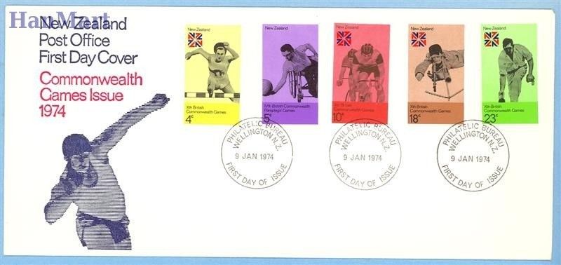 Znaczek Nowa Zelandia 1974 Mi 620-624 FDC