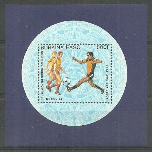 Znaczek Burkina Faso 1985 Mi bl 94 Czyste **