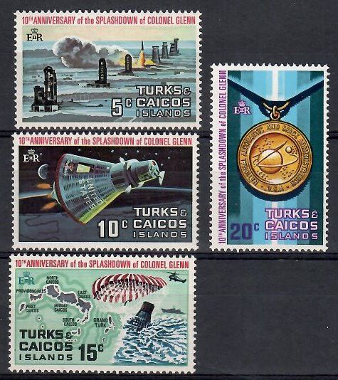 Znaczek Turks i Caicos 1972 Mi 288-291 Czyste **