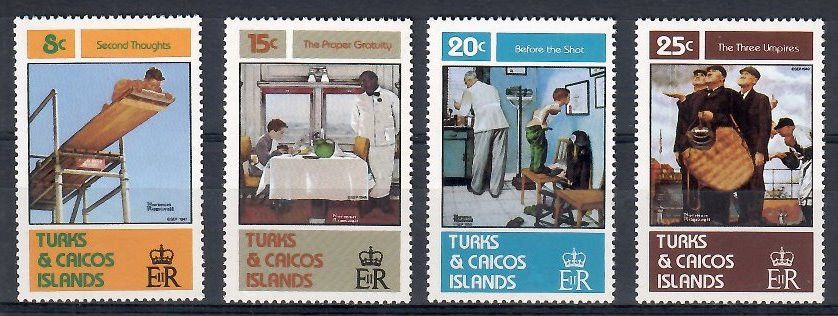 Znaczek Turks i Caicos 1982 Mi 594-597 Czyste **
