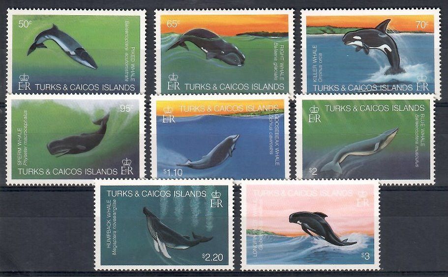 Znaczek Turks i Caicos 1983 Mi 634-641 Czyste **