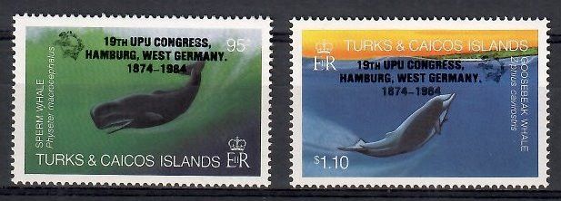 Znaczek Turks i Caicos 1984 Mi 699-700 Czyste **