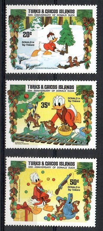 Znaczek Turks i Caicos 1984 Mi 712-714 Czyste **