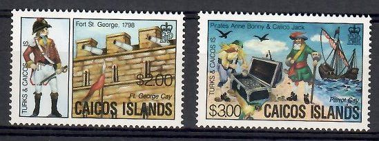 Znaczek Caicos Islands 1984 Mi 47-48 Czyste **