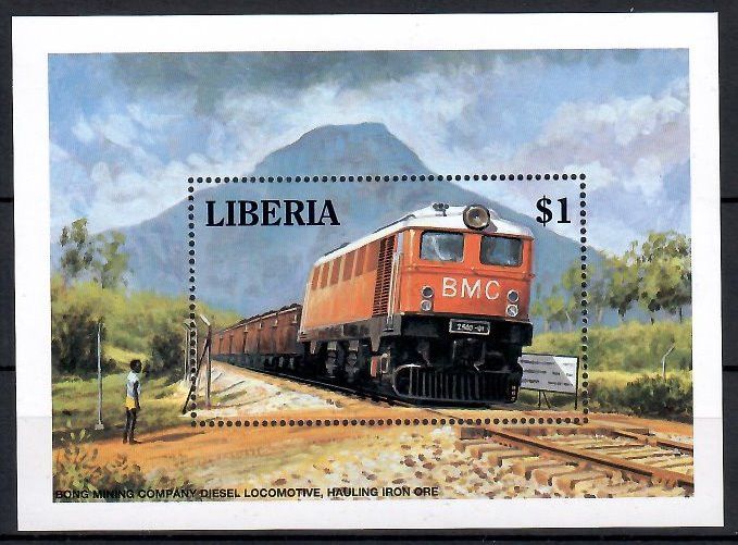 Znaczek Liberia 1994 Mi bl 134 Czyste **