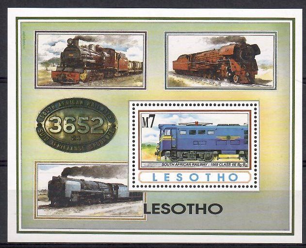 Znaczek Lesotho 1993 Mi bl 105 Czyste **