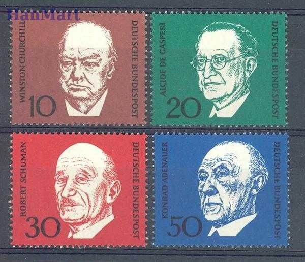 Znaczek Niemcy 1968 Mi 554-557 Czyste **