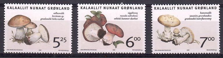 Znaczek Grenlandia 2005 Mi 431-433 Czyste **