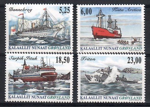 Znaczek Grenlandia 2005 Mi 441-444 Czyste **