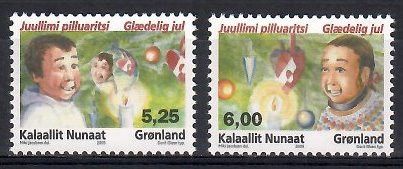 Znaczek Grenlandia 2005 Mi 450-451 Czyste **