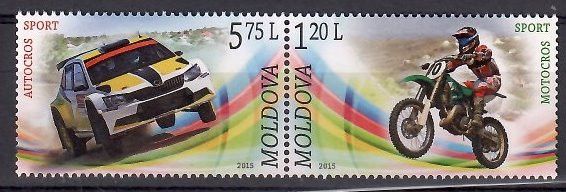 Znaczek Mołdawia 2015 Mi 939-940 Czyste **