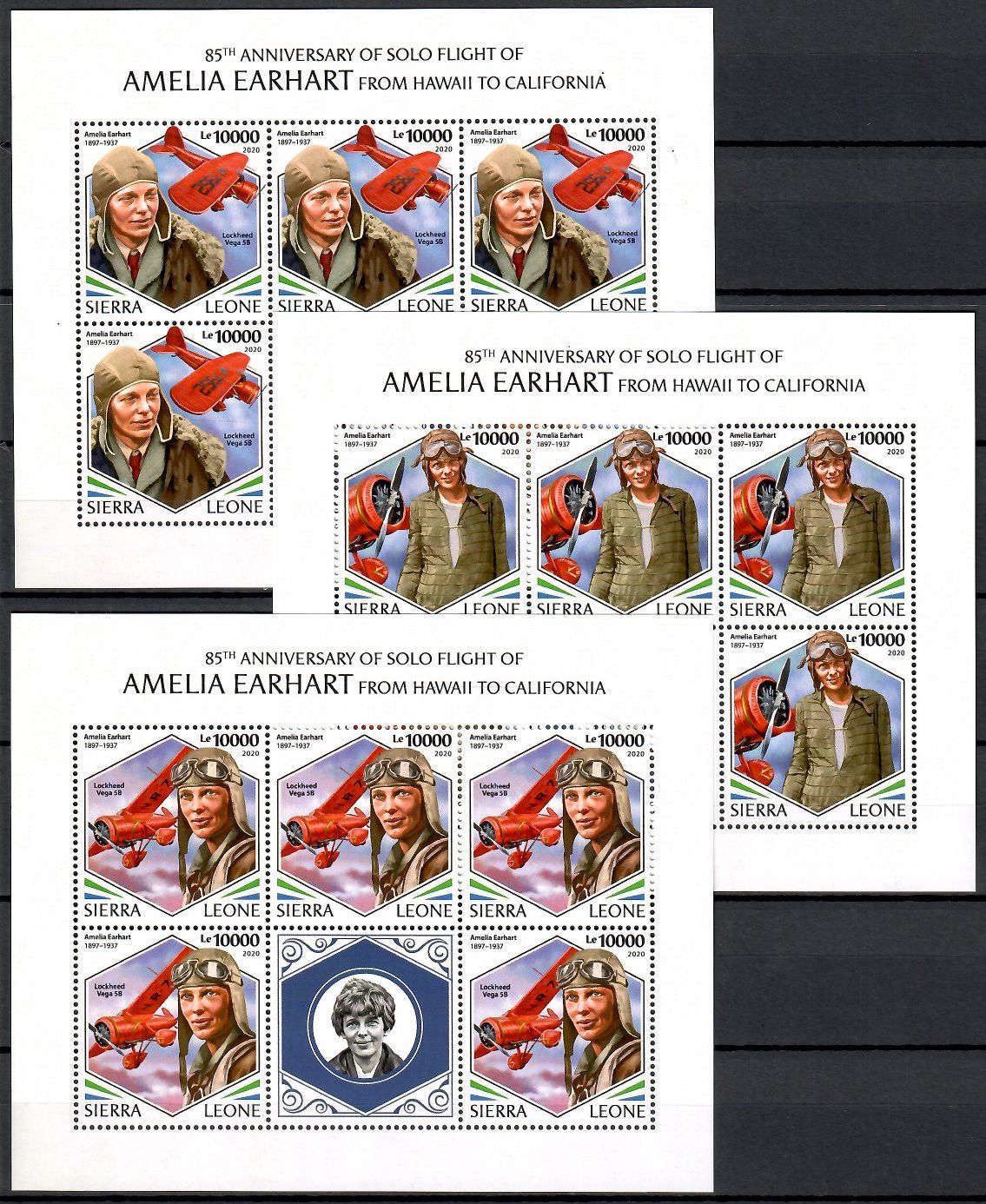 Znaczek Sierra Leone 2020 Mi ark 12086-12088 Czyste **