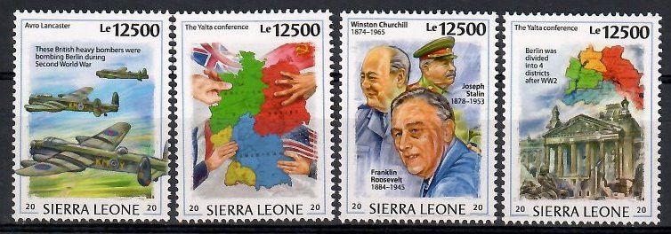 Znaczek Sierra Leone 2020 Mi 12186-12189 Czyste **