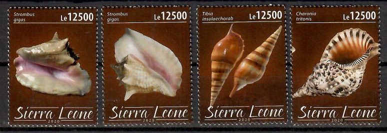 Znaczek Sierra Leone 2020 Mi 12226-12229 Czyste **