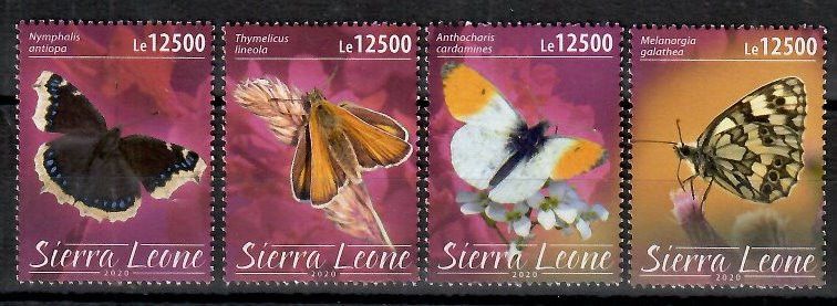 Znaczek Sierra Leone 2020 Mi 12221-12224 Czyste **