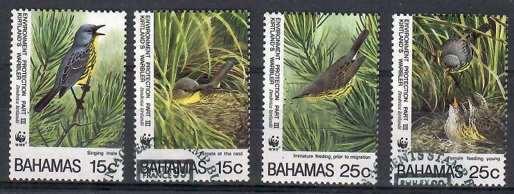 Znaczek Bahamy 1995 Mi 866-869 Stemplowane