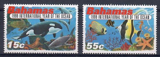 Znaczek Bahamy 1998 Mi 981-982 Czyste **