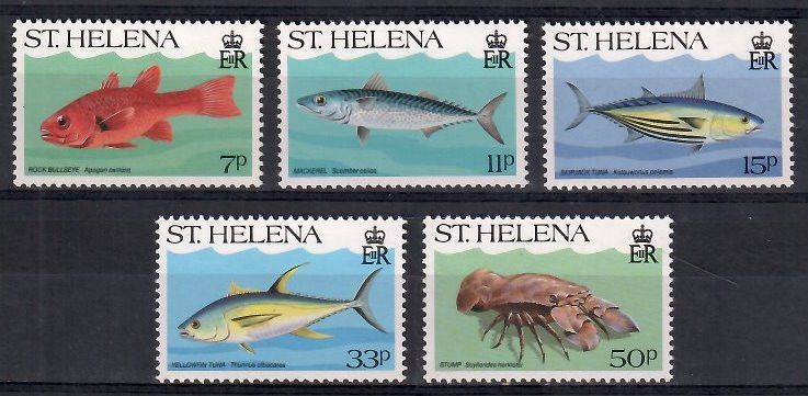 Znaczek Wyspa św. Heleny 1985 Mi 423-427 Czyste **