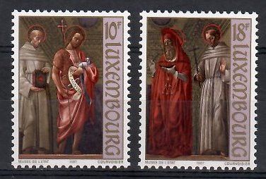 Znaczek Luksemburg 1987 Mi 1178-1179 Czyste **