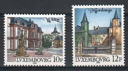 Znaczek Luksemburg 1988 Mi 1201-1202 Czyste **