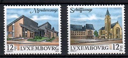 Znaczek Luksemburg 1990 Mi 1251-1252 Czyste **