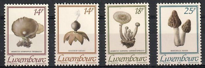 Znaczek Luksemburg 1991 Mi 1267-1270 Czyste **
