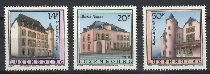 Znaczek Luksemburg 1993 Mi 1320-1322 Czyste **