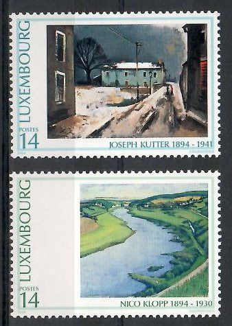 Znaczek Luksemburg 1994 Mi 1338-1339 Czyste **