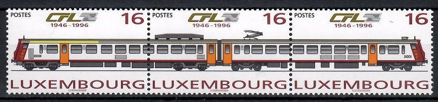 Znaczek Luksemburg 1996 Mi 1386-1388 Czyste **