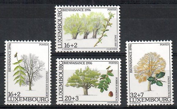 Znaczek Luksemburg 1996 Mi 1404-1407 Czyste **
