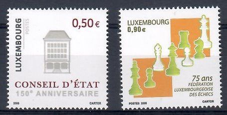 Znaczek Luksemburg 2006 Mi 1714-1715 Czyste **