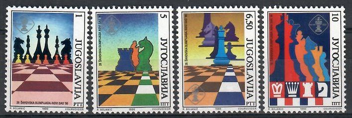 Znaczek Jugosławia 1990 Mi 2443-2446 Czyste **