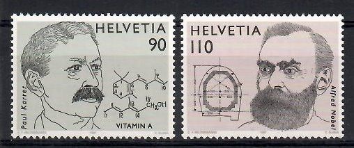 Znaczek Szwajcaria 1997 Mi 1623-1624 Czyste **