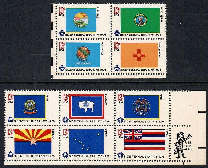 Znaczek USA 1976 Mi 1243-1252 Czyste **