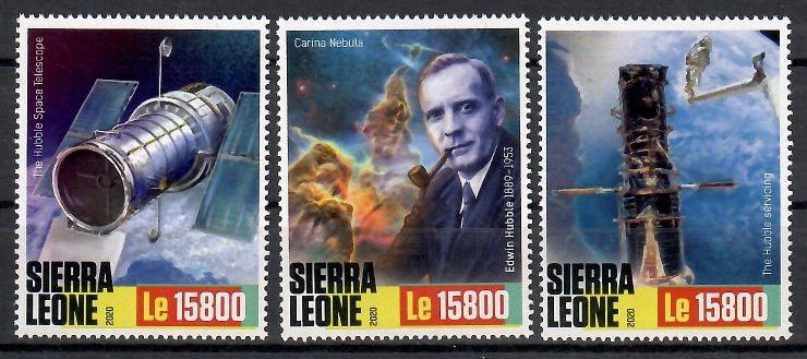 Znaczek Sierra Leone 2020 Mi 12244-12246 Czyste **