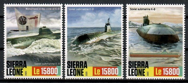 Znaczek Sierra Leone 2020 Mi 12247-12249 Czyste **