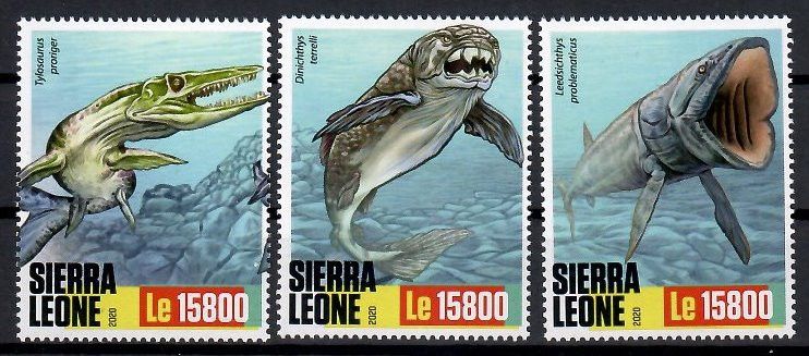 Znaczek Sierra Leone 2020 Mi 12268-12270 Czyste **