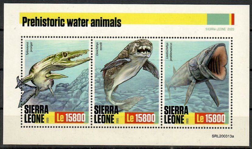Znaczek Sierra Leone 2020 Mi ark 12268-12270 Czyste **