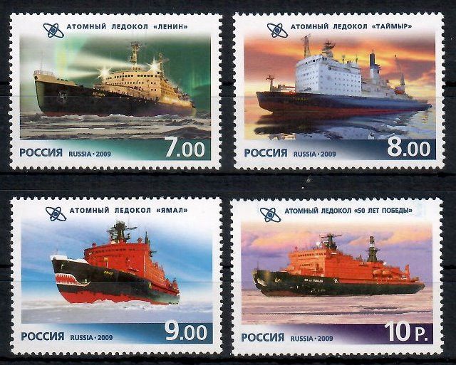 Znaczek Rosja 2009 Mi 1552-1555 Czyste **