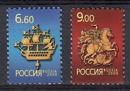 Znaczek Rosja 2009 Mi 1573-1574 Czyste **