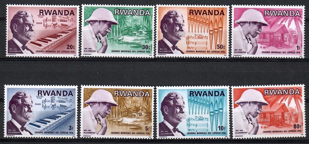 Znaczek Rwanda 1976 Mi 775-782 Czyste **