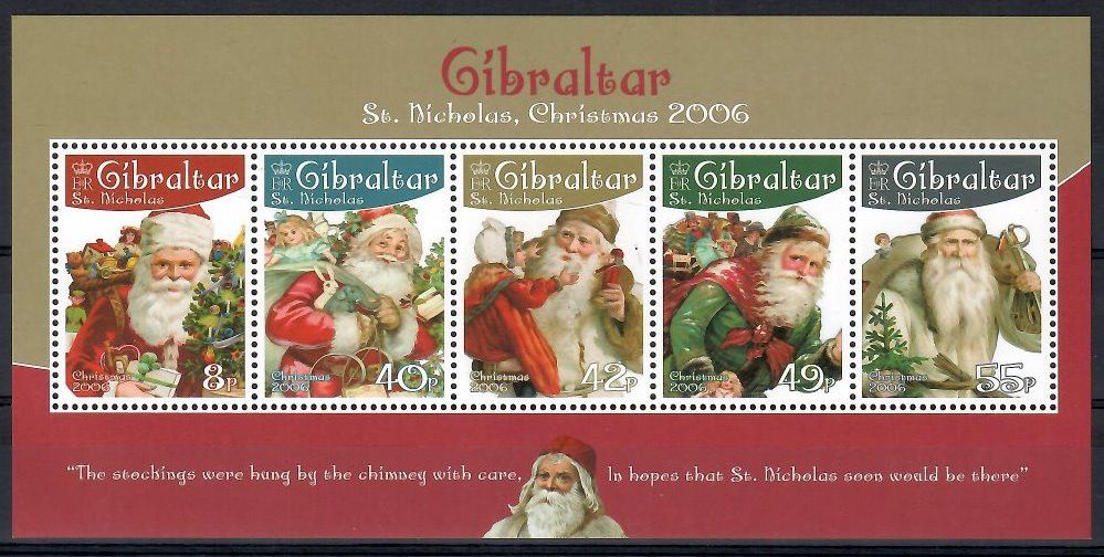 Znaczek Gibraltar 2006 Mi bl 74 Czyste **