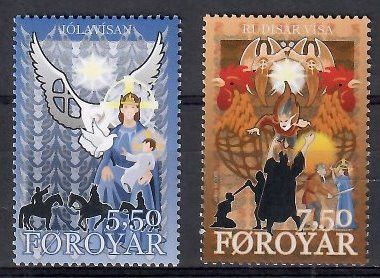 Znaczek Wyspy Owcze 2005 Mi 545-546 Czyste **